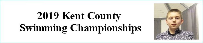 FEB 2019 Kent County Swimming Championships